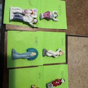 Colorful Ceramic Figurine Collection